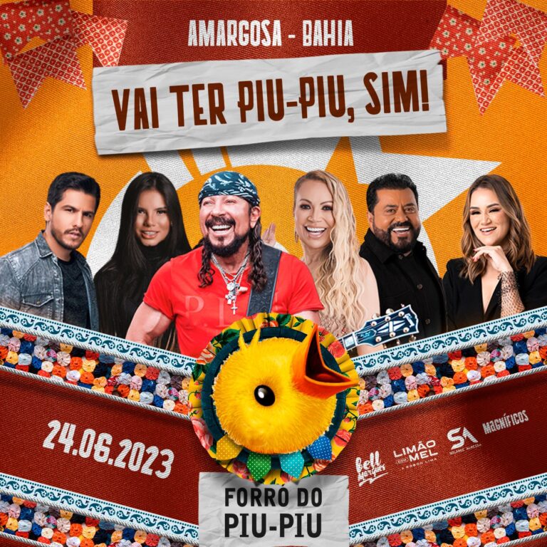 FORRÓ DO PIU-PIU CONFIRMA EDIÇÃO E ANUNCIA ATRAÇÕES DE 2023