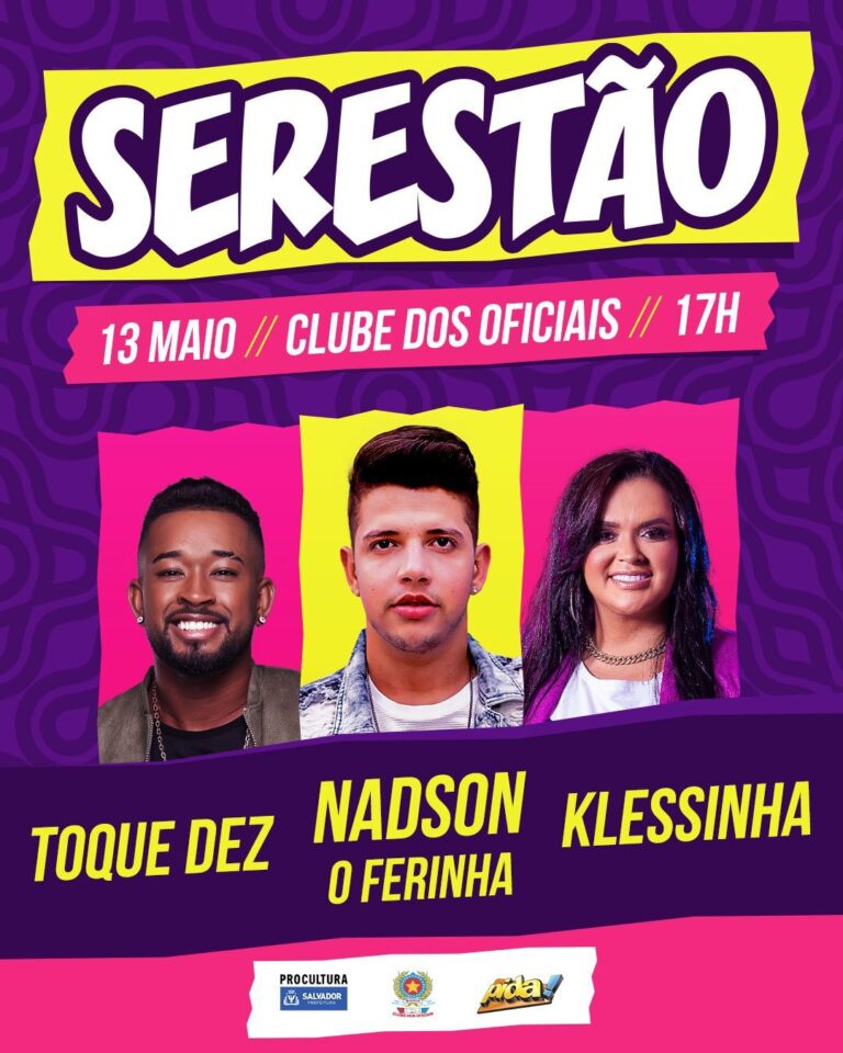 SERESTÃO REÚNE KLESSINHA, TOQUE DEZ E NADSON O FERINHA EM UMA NOITE DE SOFRÊNCIA