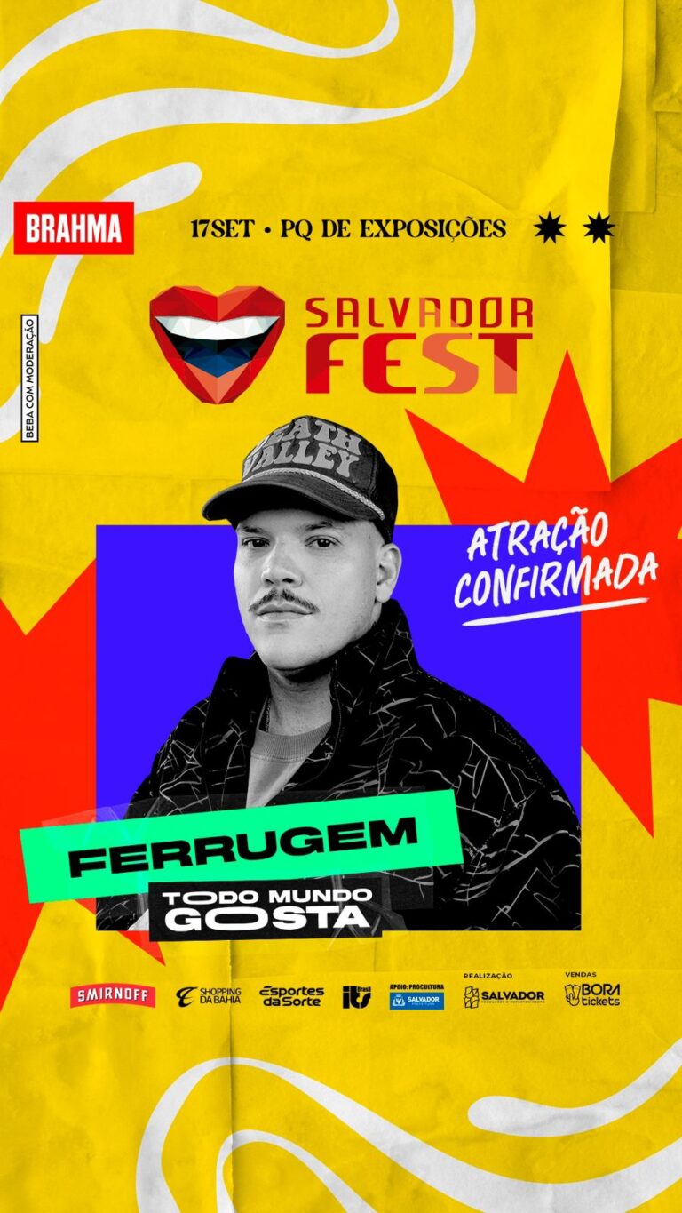 SALVADOR FEST ANUNCIA O SAMBA DE FERRUGEM NA GRADE OFICIAL