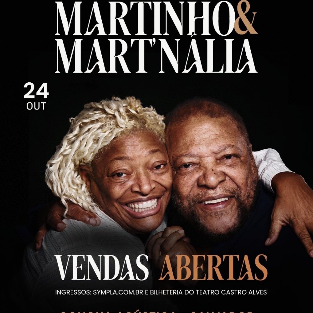Martinho da Vila e Mart’nália – turnê “Pai e Filha”
